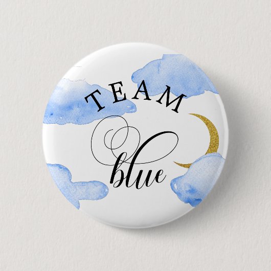 Schaltfläche für blaues Watercolor-Team Button (Vorderseite)