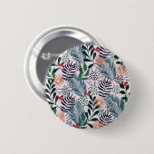 Schaltfläche für Blumenmuster Button (Vorne & Hinten)