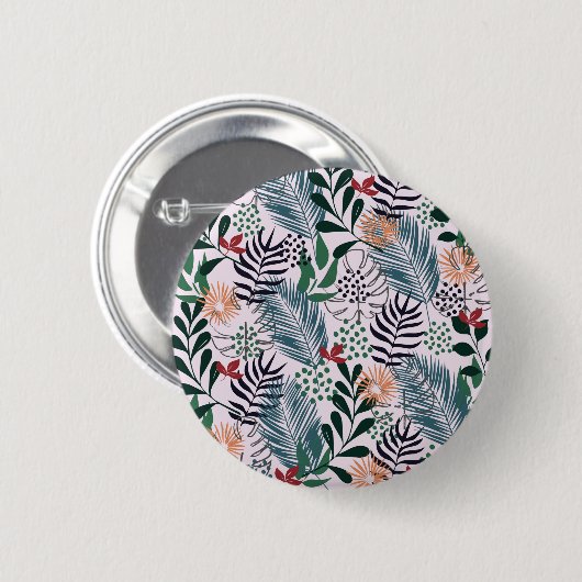 Schaltfläche für Blumenmuster Button (Vorne & Hinten)