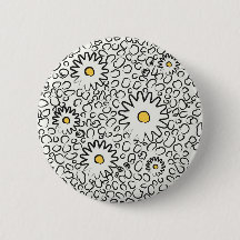 Schaltfläche für Blumenmuster