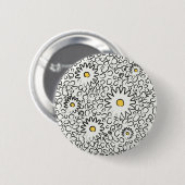 Schaltfläche für Blumenmuster Button (Vorne & Hinten)