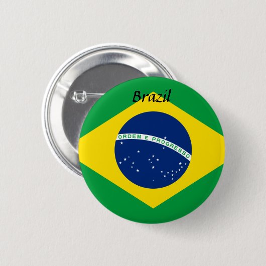 Schaltfläche für Brasilien Button (Vorne & Hinten)
