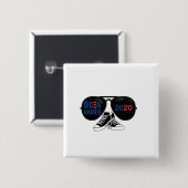 Schaltfläche für Cooles Kampagnengebläse Biden/Har Button (Vorne & Hinten)