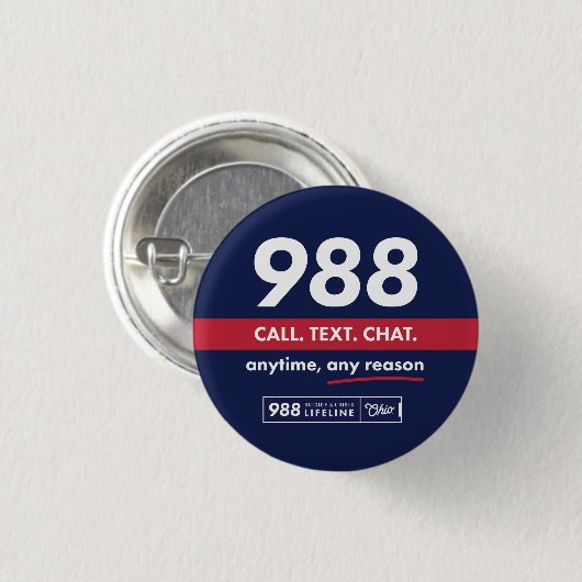Schaltfläche für das 988-Logo Button (Vorne & Hinten)