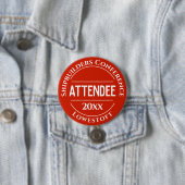 Schaltfläche für das Abzeichen der Konferenz Button (Beispiel)