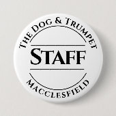 Schaltfläche für das Abzeichen der Mitarbeiter Button (Vorderseite)