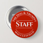 Schaltfläche für das Abzeichen der Mitarbeiter Button (Vorne & Hinten)