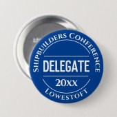 Schaltfläche für das Abzeichen des Delegaten der K Button (Vorne & Hinten)