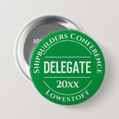 Schaltfläche für das Abzeichen des Delegaten der K Button (Vorne & Hinten)
