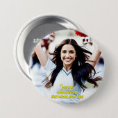 Schaltfläche für das benutzerdefinierte Foto von T Button (Vorne & Hinten)