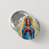 Schaltfläche für das benutzerdefinierte Saint Mary Button (Vorne & Hinten)