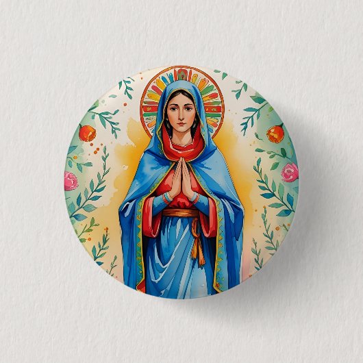 Schaltfläche für das benutzerdefinierte Saint Mary Button (Vorderseite)