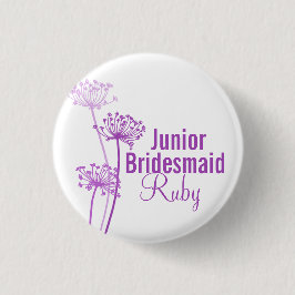 Schaltfläche für das Button der lila Blume