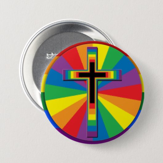 Schaltfläche für das Button des christlichen Gay P (Vorne & Hinten)