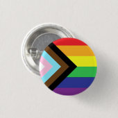 Schaltfläche für das Button "Gay Pride-Flag für de (Vorne & Hinten)