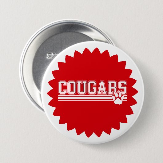 Schaltfläche für das Button von Cougars (Vorne & Hinten)
