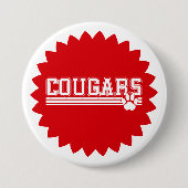 Schaltfläche für das Button von Cougars (Vorderseite)