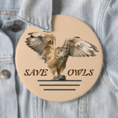 Schaltfläche für das Button von Owls Gerettet (Beispiel)