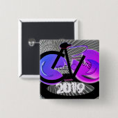 Schaltfläche für das CycleNuts 2019-Logo Button (Vorne & Hinten)