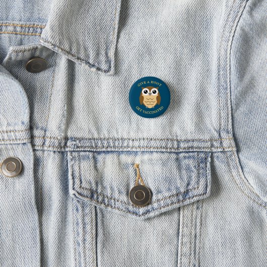 Schaltfläche für das Design der Hoot Owl-Impfung Button (Beispiel)