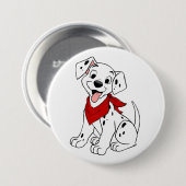 Schaltfläche für das Dog-Design eines Dalmatiners Button (Vorne & Hinten)