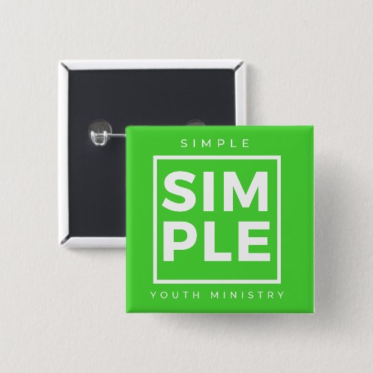 Schaltfläche für das einfache Jugendministerium Button (Vorne & Hinten)