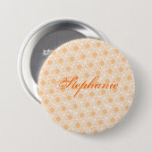 Schaltfläche für das Feld der Milchsorten, Orange- Button (Vorne & Hinten)