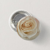 Schaltfläche für das Foto White Rose Button (Vorne & Hinten)