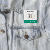 Schaltfläche für das Logo des Smarald Green Staff  Button (Beispiel)