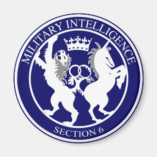 Schaltfläche für das MI6-Logo Magnet