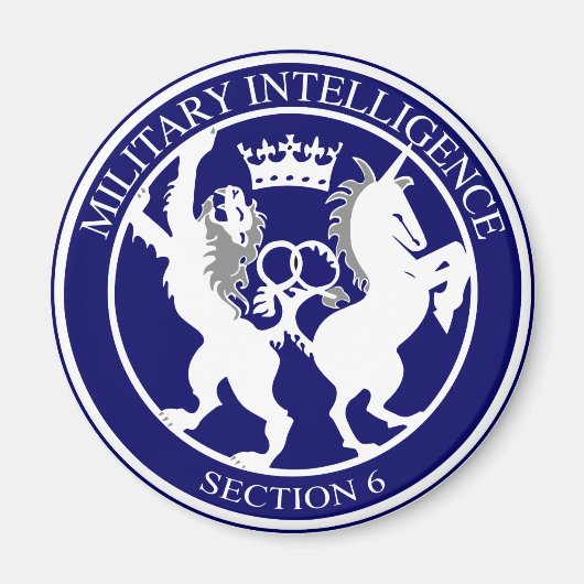 Schaltfläche für das MI6-Logo Magnet (Vorne)