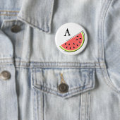 Schaltfläche für das Monogramm der Wassermelone Button (Beispiel)