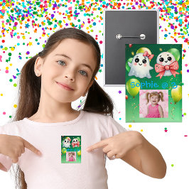 Schaltfläche für das Party des niedlichen Pastell- Button