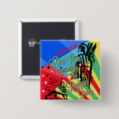 Schaltfläche für das Party einer Liebe Button (Vorne & Hinten)