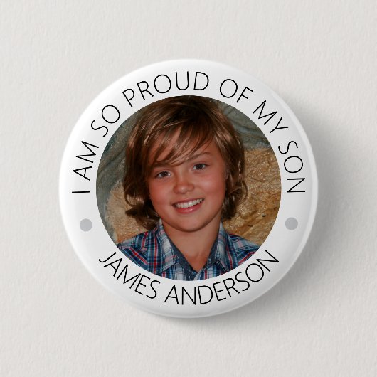 Schaltfläche für das personalisierte Parud-Foto Button (Vorderseite)