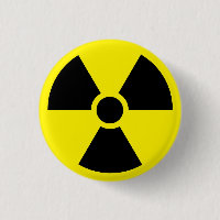 Schaltfläche für das radioaktive Symbol