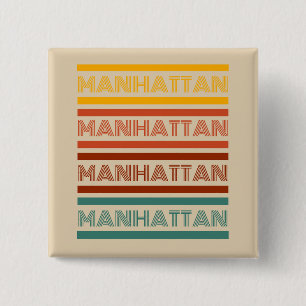 Schaltfläche für das Retro-Design von Manhattan Button