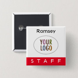 Schaltfläche für das Rote Button, Rückseite Abzeic Button