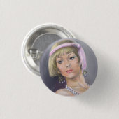 Schaltfläche für das Springtime-Flapper-Portrait Button (Vorne & Hinten)