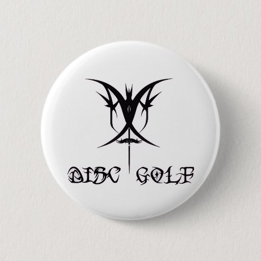 Schaltfläche für das Tribal Disk Golf Logo Button (Vorderseite)