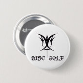 Schaltfläche für das Tribal Disk Golf Logo Button (Vorne & Hinten)