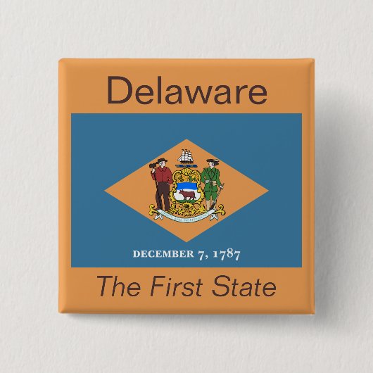 Schaltfläche für Delawareangabe Button (Vorderseite)