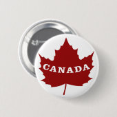 Schaltfläche für den Ahornblättern in Kanada Button (Vorne & Hinten)