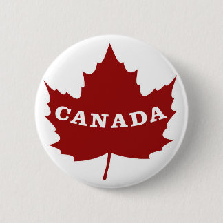 Schaltfläche für den Ahornblättern in Kanada Button