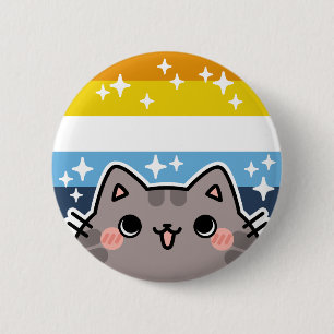 Schaltfläche für den AroAce LGBT-Pride-Flaggenkata Button