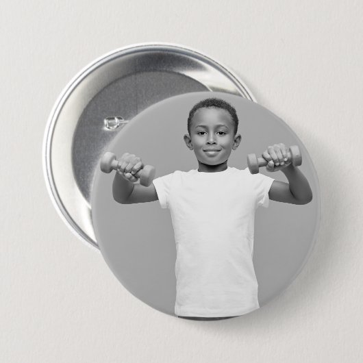 Schaltfläche für den benutzerdefinierten Foto/Butt Button (Vorne & Hinten)