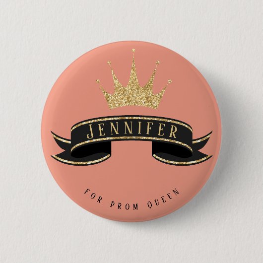 Schaltfläche für den benutzerdefinierten Prom Quee Button (Vorderseite)