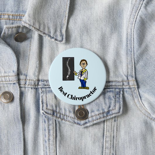 Schaltfläche für den besten männlichen Chiroprakto Button (Beispiel)