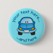 Schaltfläche für den blauen Cartoon Button (Vorderseite)