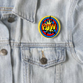 Schaltfläche für den Cartoon Pow Superhero Button (Beispiel)